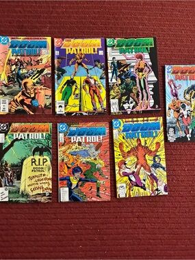 Doom Patrol Comic Lot - Colorful Vintage Covers